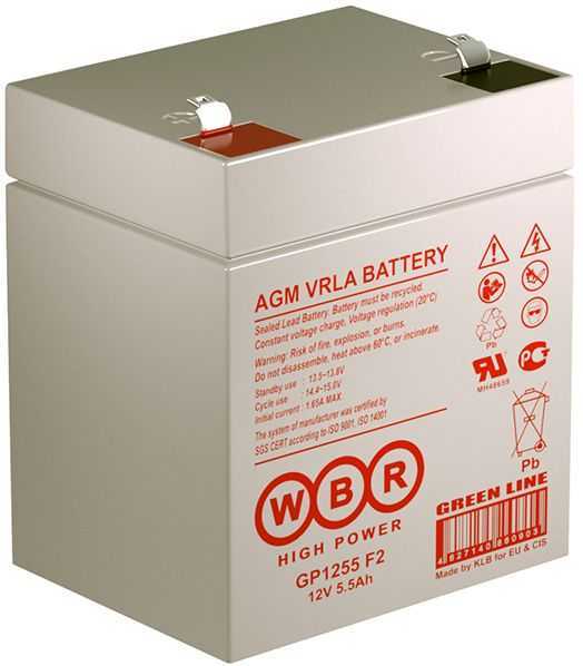WBR GP 1255 Аккумуляторы фото, изображение