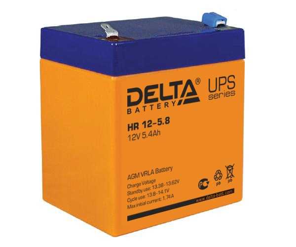 Delta HR 12-5.8 Аккумуляторы фото, изображение