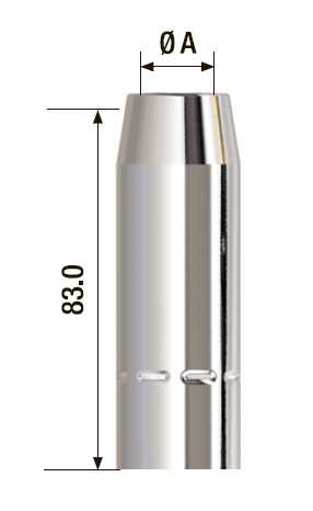 Fubag Газовое сопло D= 16 мм FB 400 (5 шт.) FB400.N.16.0 MAG фото, изображение