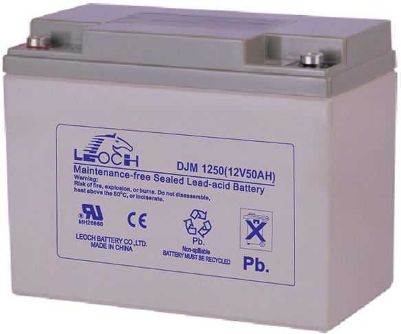 Leoch DJM 1250 Аккумуляторы фото, изображение