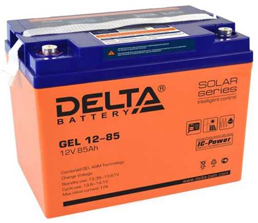 Delta GEL 12-85 Аккумуляторы фото, изображение