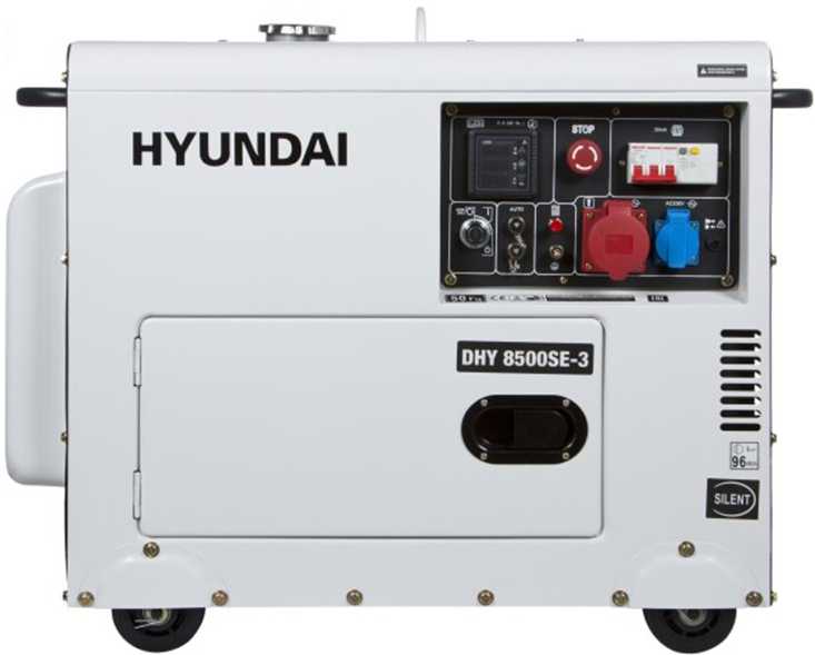 Hyundai DHY 8500SE-3 Дизельные генераторы фото, изображение