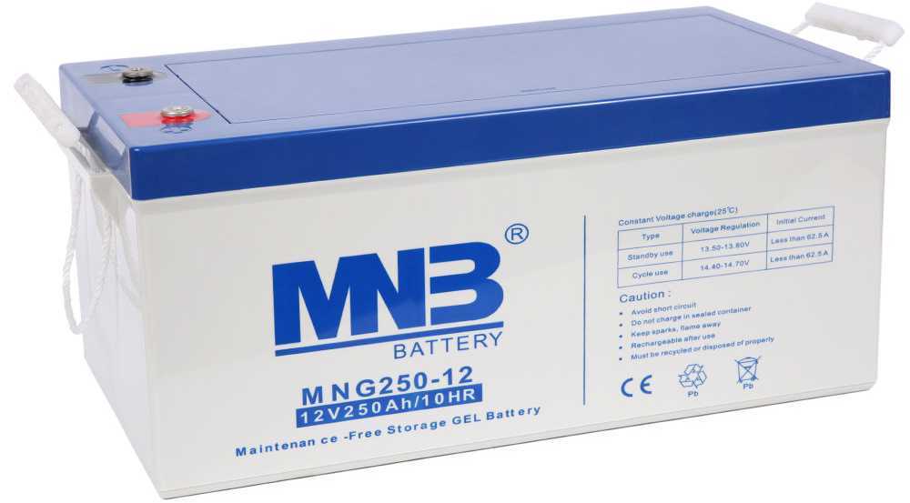 MNB Battery MNG 250-12 Аккумуляторы фото, изображение