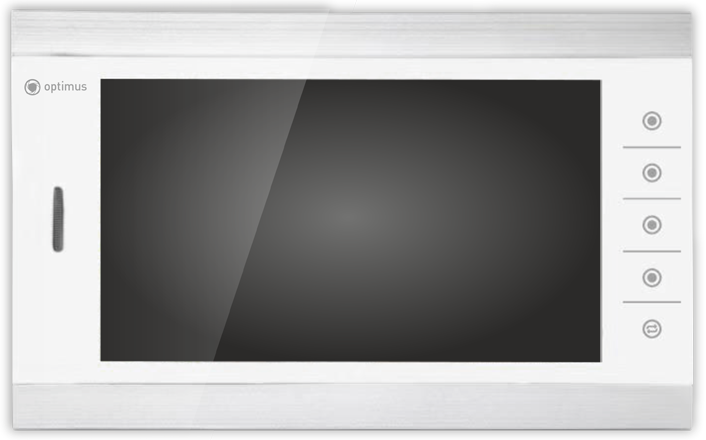 Optimus VMH-10.1 белый/серебро Цветные видеодомофоны фото, изображение