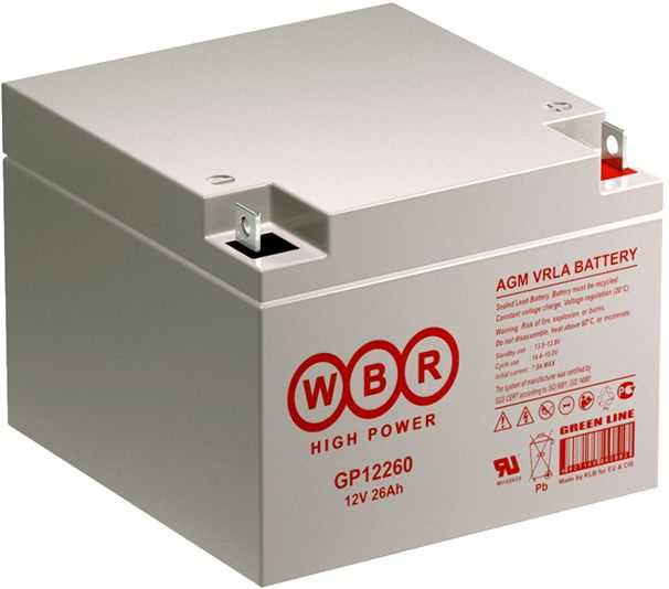 WBR GP 12260 Аккумуляторы фото, изображение