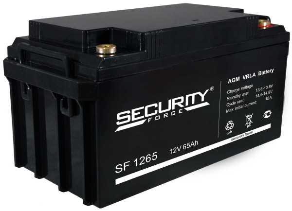 Security Force SF 1265 (АКБ-65) Аккумуляторы фото, изображение