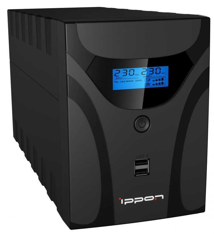 Ippon Smart Power Pro II 2200 1200Вт 2200ВА черный 1005590 Источники бесперебойного питания 220В фото, изображение