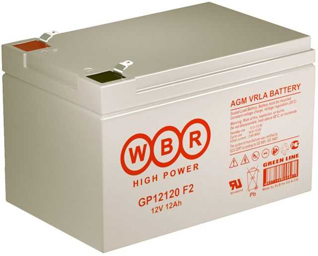 WBR GP 12120 Аккумуляторы фото, изображение