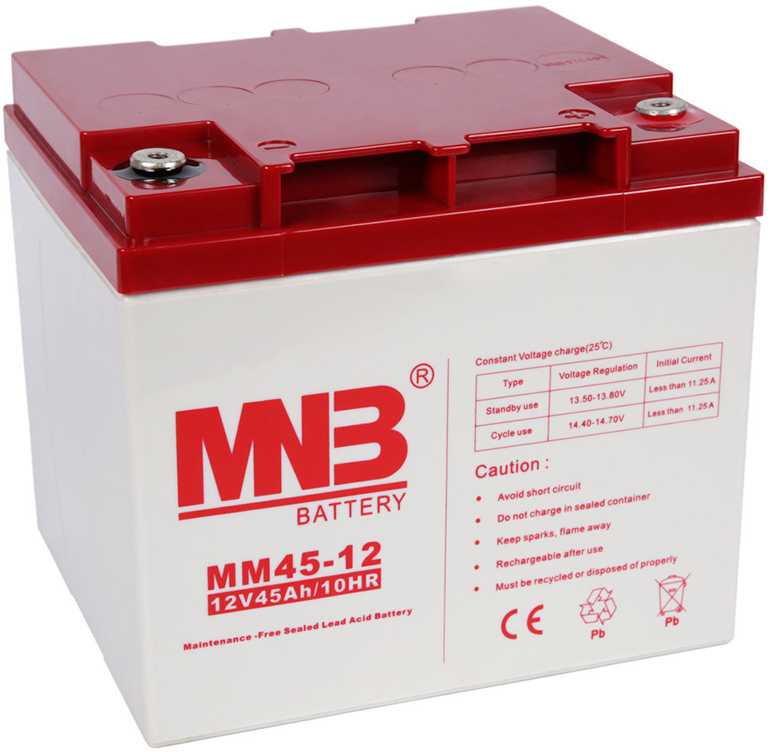 MNB Battery MM 45-12 Аккумуляторы фото, изображение