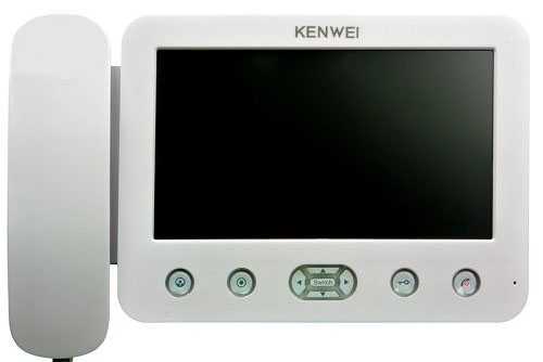 Kenwei KW-E705FC-W200 Vizit белый Видеомониторы фото, изображение
