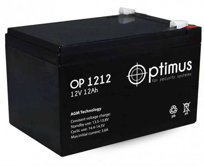 Optimus OP 1212 Аккумуляторы фото, изображение