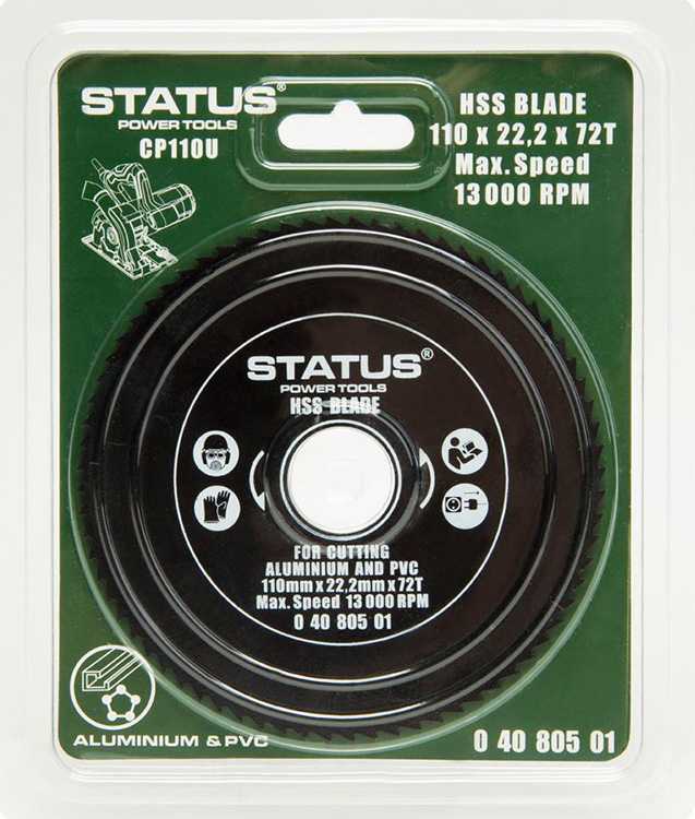 Status HSS 72Т (пильный диск для CP 110 U) Для электро и бензопил фото, изображение
