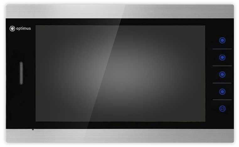 Optimus VM-10.1 (черный+серебро) Цветные видеодомофоны фото, изображение