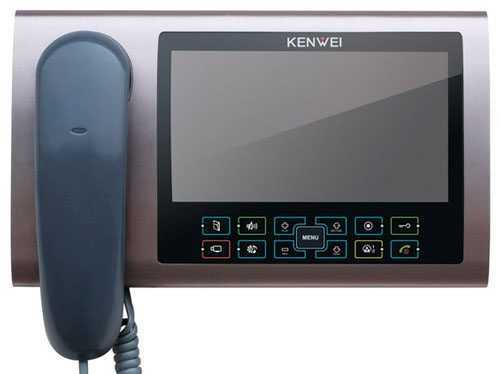Kenwei KW-S700C-M200 бронза Цветные видеодомофоны фото, изображение