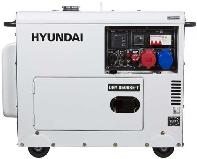 Hyundai DHY 8500SE-T Дизельные генераторы фото, изображение