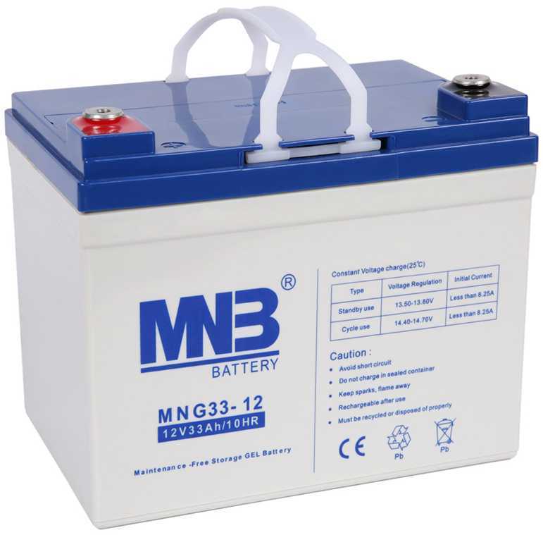 MNB Battery MN G33-12 Аккумуляторы фото, изображение