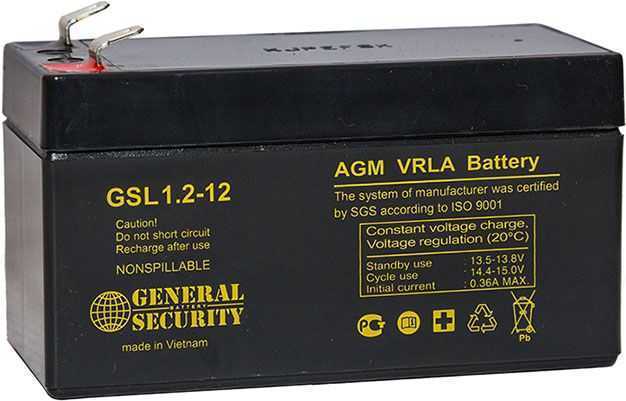 General Security GSL 1,2-12 Аккумуляторы фото, изображение