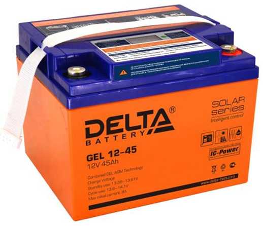 Delta GEL 12-45 Аккумуляторы фото, изображение