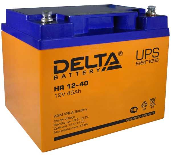 Delta HR 12-40 Аккумуляторы фото, изображение