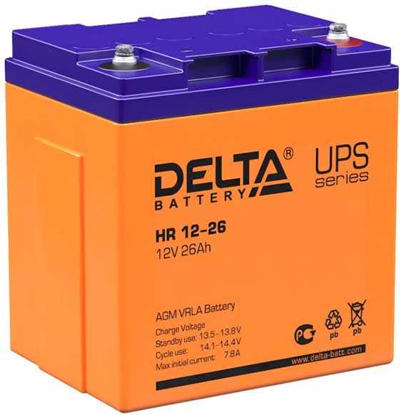 Delta HR 12-26 Аккумуляторы фото, изображение
