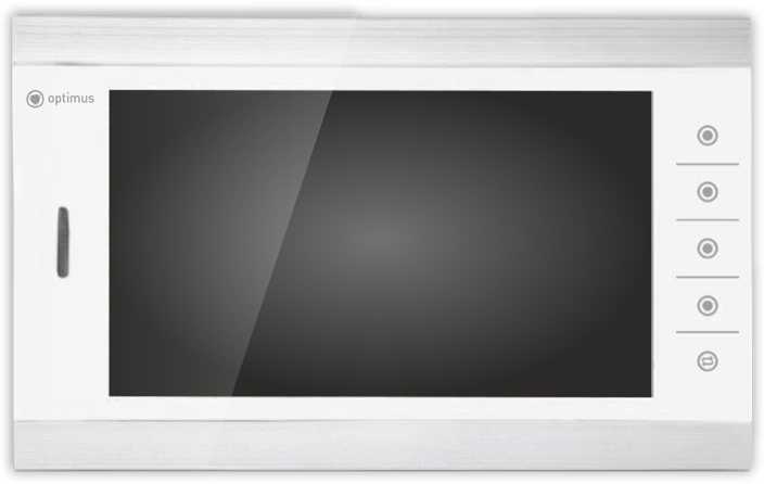 Optimus VM-10.1 (белый+серебро) Цветные видеодомофоны фото, изображение