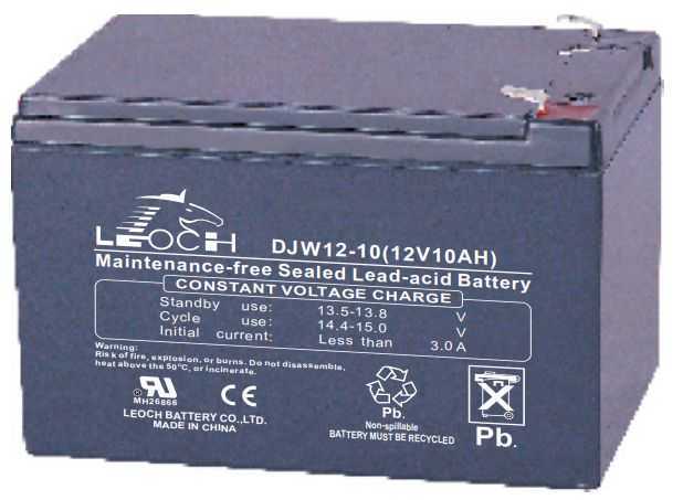 Leoch DJW 12-10 Аккумуляторы фото, изображение