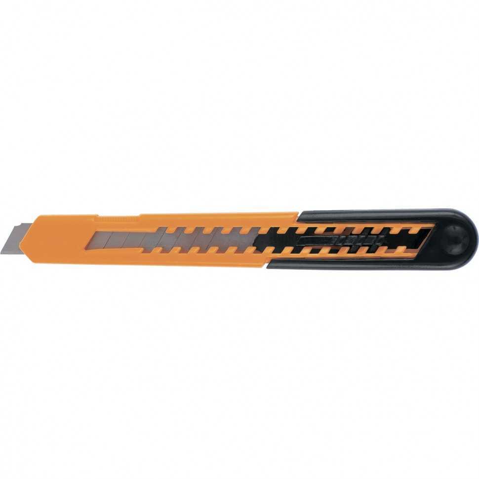 Нож, 9 мм, выдвижное лезвие, пластиковый усиленный корпус Sparta Ножи строительные фото, изображение