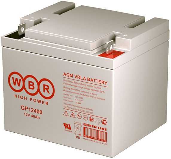 WBR GP 12400 Аккумуляторы фото, изображение