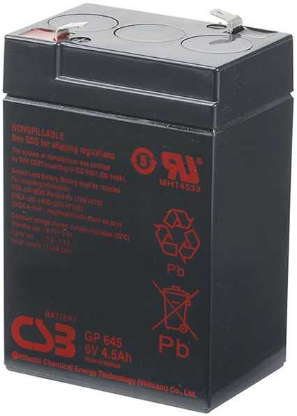 CSB GP 645 Аккумуляторы фото, изображение