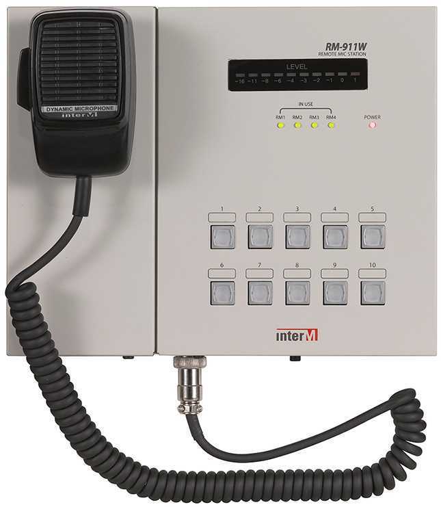 Inter-M RM-911W Микрофоны и микрофонные консоли Inter-M фото, изображение