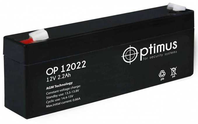 Optimus OP 12022 Аккумуляторы фото, изображение