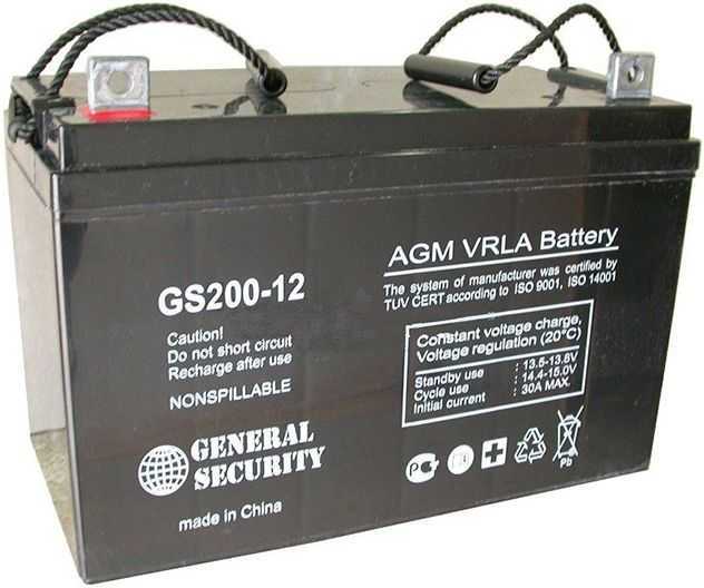General Security GS 200-12 Аккумуляторы фото, изображение