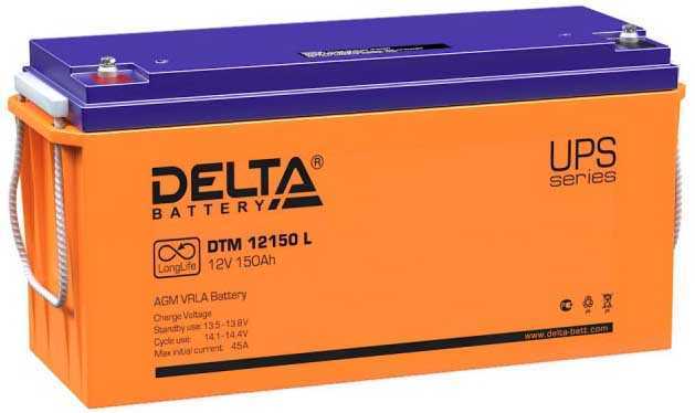 Delta DTM 12150 L Аккумуляторы фото, изображение