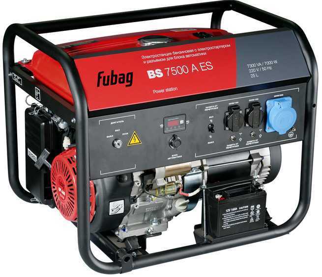 Fubag BS 7500 A ES (641031) Бензиновые генераторы фото, изображение