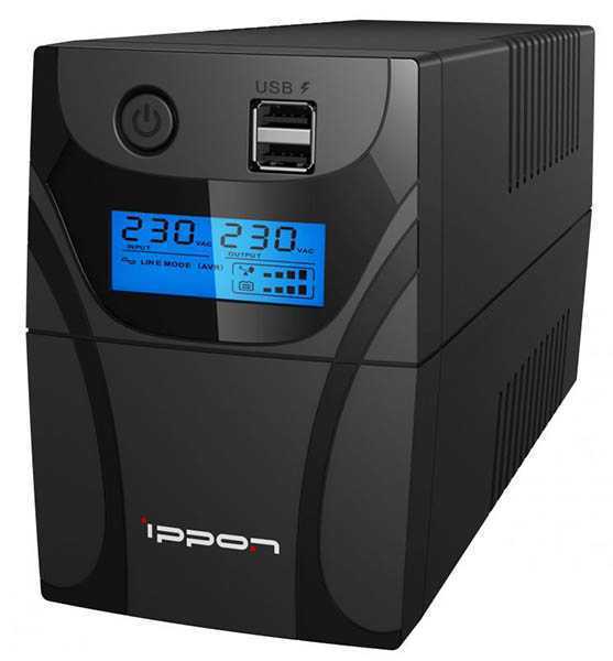 Ippon Back Power Pro II 800 480Вт 800ВА черный Источники бесперебойного питания 220В фото, изображение