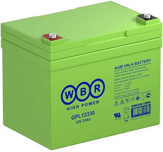 WBR GPL 12330 Аккумуляторы фото, изображение