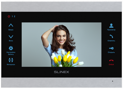 Slinex SL-07MHD Silver+Black Цветные видеодомофоны фото, изображение