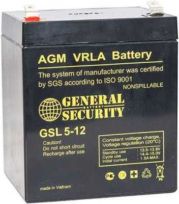 General Security GSL 5-12 Аккумуляторы фото, изображение