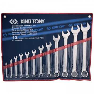Набор комбинированных ключей, 6-32 мм, 12 предметов KING TONY 1212MR01 Ключи в наборах фото, изображение
