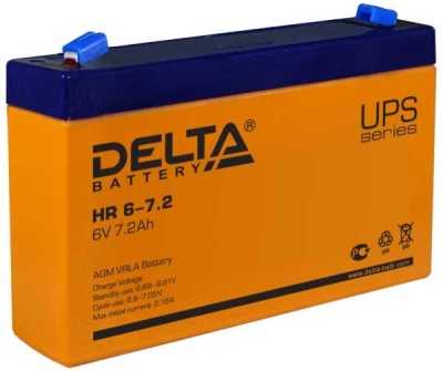 Delta HR 6-7.2 Аккумуляторы фото, изображение