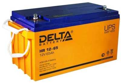 Delta HR 12-65 Аккумуляторы фото, изображение