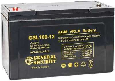 General Security GSL 100-12 Аккумуляторы фото, изображение