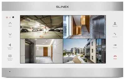 Slinex SL-10IPTHD Silver+White Цветные видеодомофоны фото, изображение
