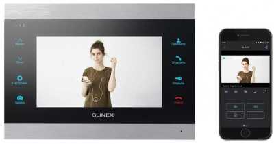 Slinex SL-07IPHD Silver+Black Цветные видеодомофоны фото, изображение